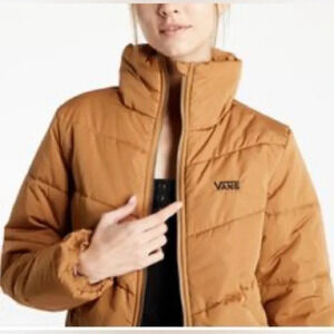 VANS Women’s Jacket Cropped Brown Size X Small New